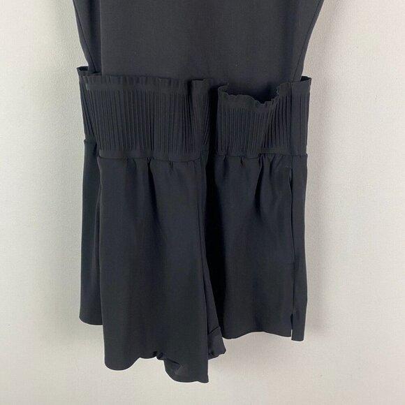 Athleta Cosmic Flutter Romper Black Size XXS #558685 Travel Work Sleeveless - Picture 3 of 14